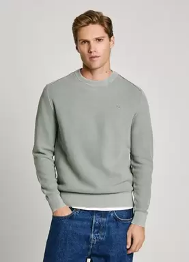 Oferta de REGULAR FIT PIQUE JUMPER por 47,94€ en Pepe Jeans