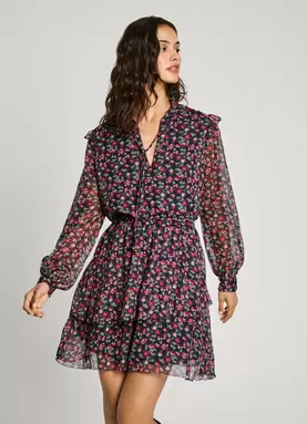 Oferta de FLORAL MINI DRESS por 49,5€ en Pepe Jeans