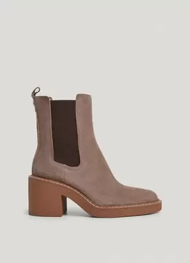 Oferta de MID-HEEL SUEDE BOOTS por 84€ en Pepe Jeans