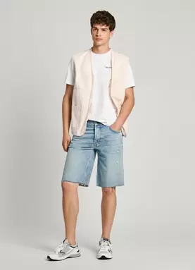 Oferta de RELAXED FIT DENIM SHORTS por 44,95€ en Pepe Jeans