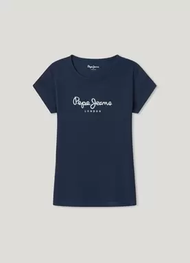 Oferta de SLIM FIT LOGO PRINT T-SHIRT por 22€ en Pepe Jeans