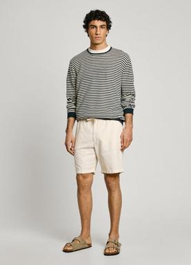 Oferta de RELAXED FIT LINEN SHORTS por 59,9€ en Pepe Jeans