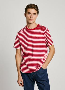 Oferta de REGULAR FIT STRIPED T-SHIRT por 35€ en Pepe Jeans
