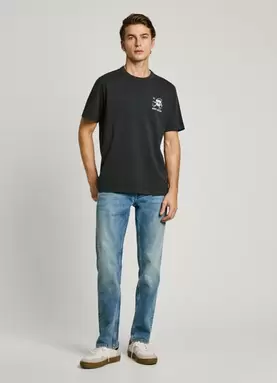Oferta de STRAIGHT FIT MID-RISE JEANS - CASH por 89,9€ en Pepe Jeans