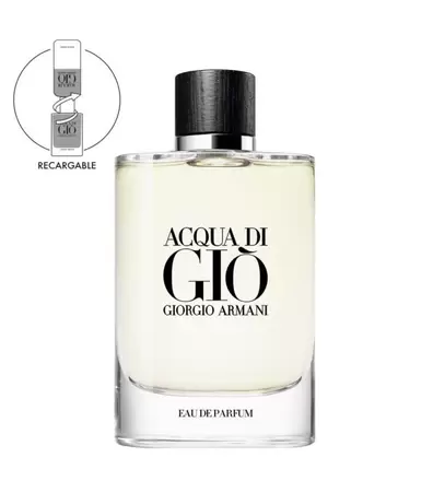 Oferta de Acqua Di Gio EDP Refillable por 89,95€ en Perfumerías Avenida