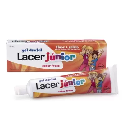 Oferta de Lacer Júnior Gel Dental Sabor Fresa | 75 ml por 4,7€ en Perfumerías Avenida