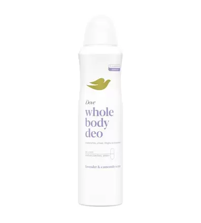 Oferta de Whole Body Desodorante en Spray Lavanda y Manzanilla | 150 ml por 4,25€ en Perfumerías Avenida