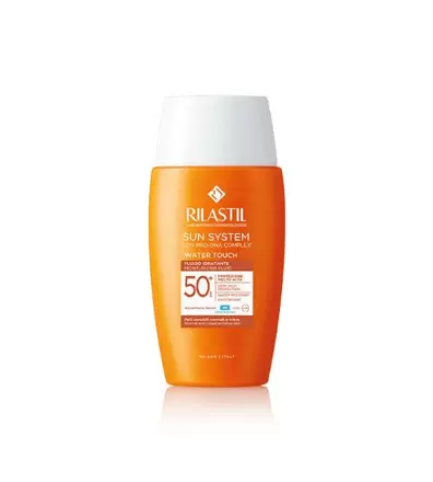 Oferta de Sun System Water Touch Fluid SPF 50+ | 50 ml por 12,26€ en Perfumerías Avenida