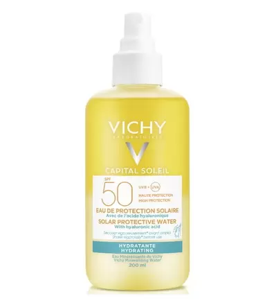 Oferta de Agua de Protección Solar SPF 50 | 200 ml por 16,88€ en Perfumerías Avenida