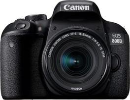 Oferta de Canon EOS 800D + EF-S 18-55mm f/4-5.6 IS STM Negro por 1387,91€ en Phone House