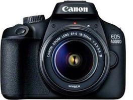 Oferta de Canon EOS 4000D Juego de cámara SLR 18 MP 5184 x 3456 Pixeles Negro por 576,3€ en Phone House