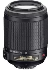 Oferta de Nikon AF-S DX 4,0-5,6/55-200 VR por 163,56€ en Phone House