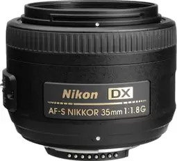 Oferta de Nikon AF-S DX NIKKOR 35mm f/1.8G Negro por 159,23€ en Phone House