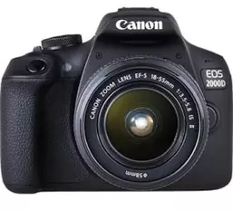 Oferta de Canon EOS 2000D + EF-S 18-55mm f/3.5-5.6 IS II Juego de cámara SLR 24,1 MP CMOS 6000 x 4000 Pixeles Negro por 568€ en Phone House