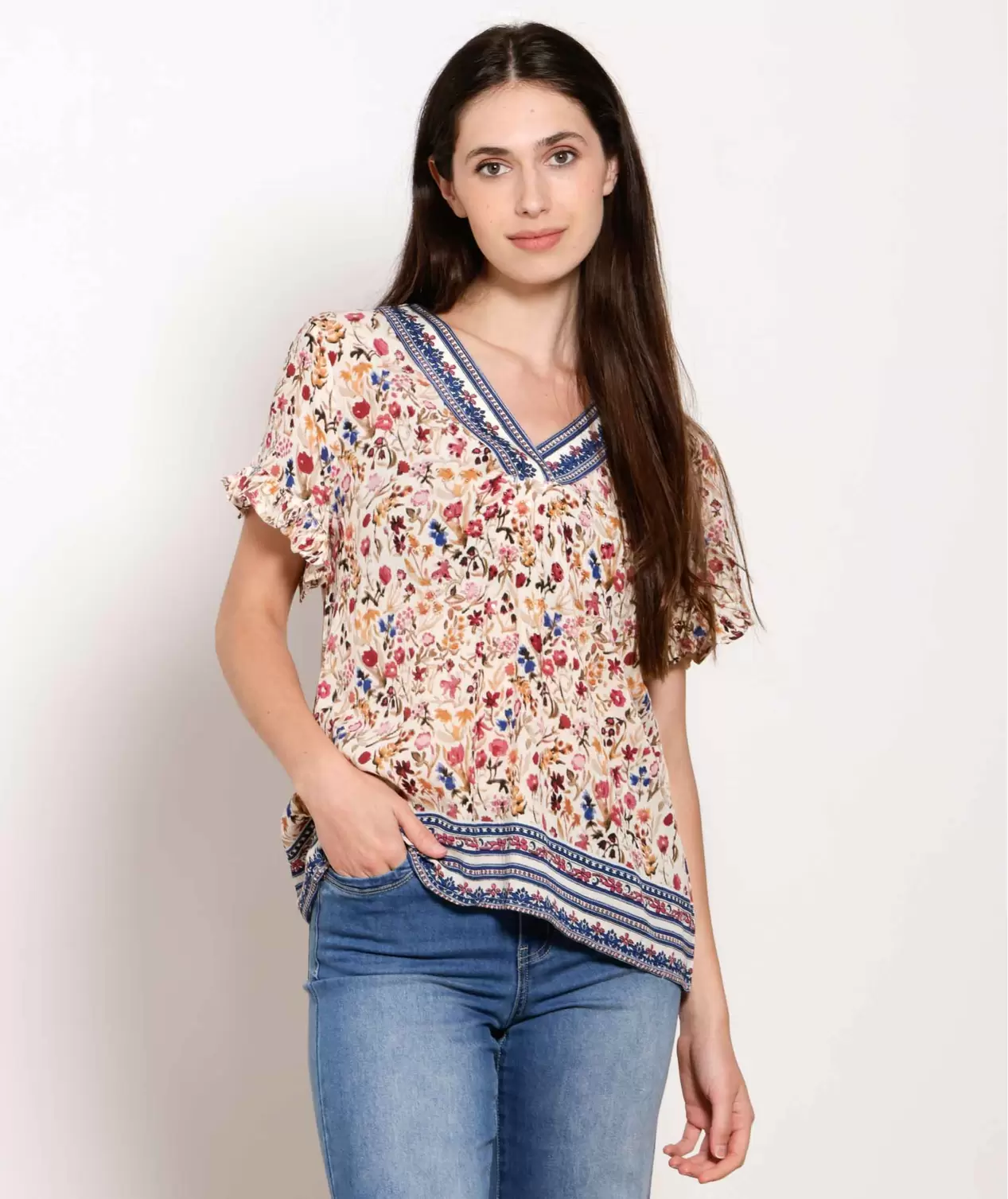 Oferta de BLUSA LORETO por 27€ en Pilar Prieto