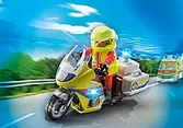 Oferta de 71205 - Moto de Emergencias con luz intermiente por 19,99€ en Playmobil