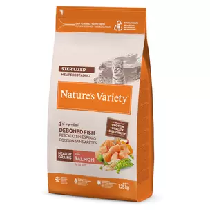 Oferta de Nature's Variety Cat Healthy Grain Sterilized Salmon por 11,95€ en Mascotas1000
