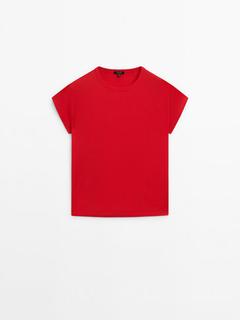 Oferta de Camiseta manga corta algodón mercerizado por 25,95€ en Massimo Dutti