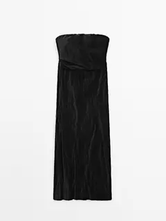 Oferta de Vestido palabra de honor por 99,95€ en Massimo Dutti