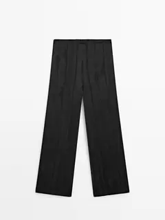 Oferta de Pantalón ancho fluido por 79,95€ en Massimo Dutti