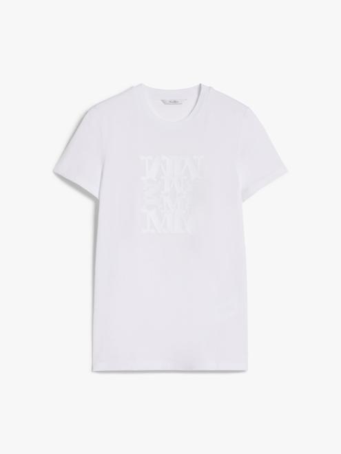 Oferta de Camiseta de algodón con aplicación por 215€ en MaxMara