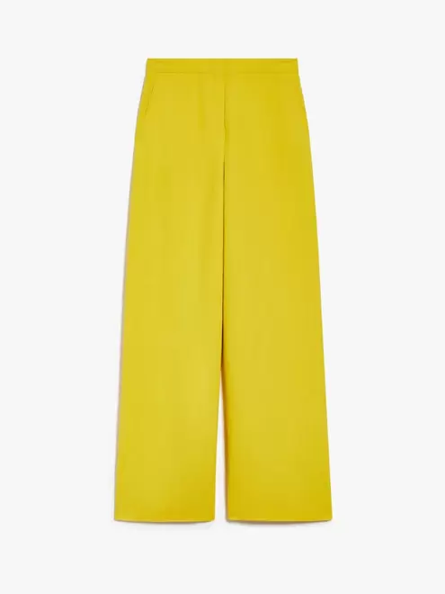 Oferta de Pantalón fluido de viscosa y lino por 285€ en MaxMara