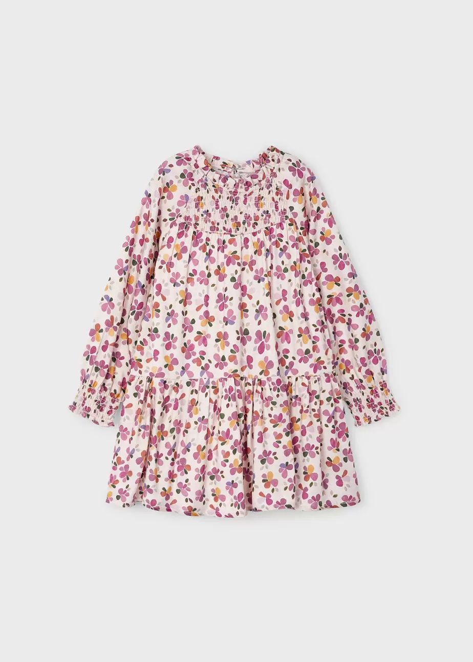 Oferta de Vestido estampado fluido niña por 35,99€ en Mayoral