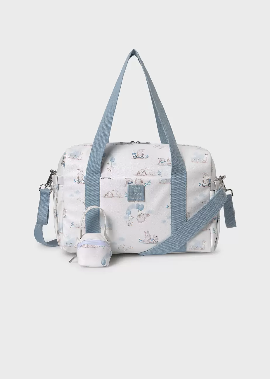 Oferta de Bolso con accesorios estampado bebé por 59,99€ en Mayoral