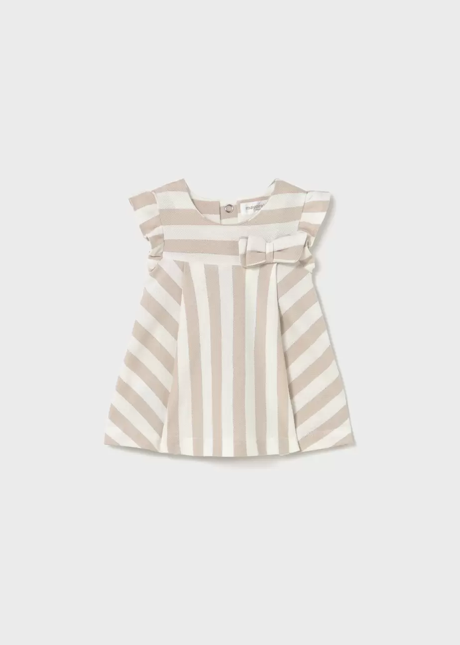 Oferta de Vestido rayas recién nacida por 25,99€ en Mayoral