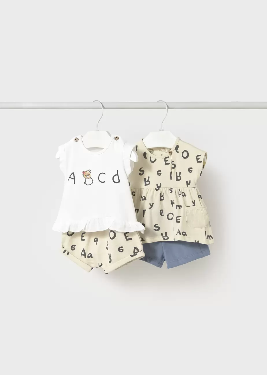 Oferta de Conjunto 4 piezas estampado recién nacida por 37,99€ en Mayoral