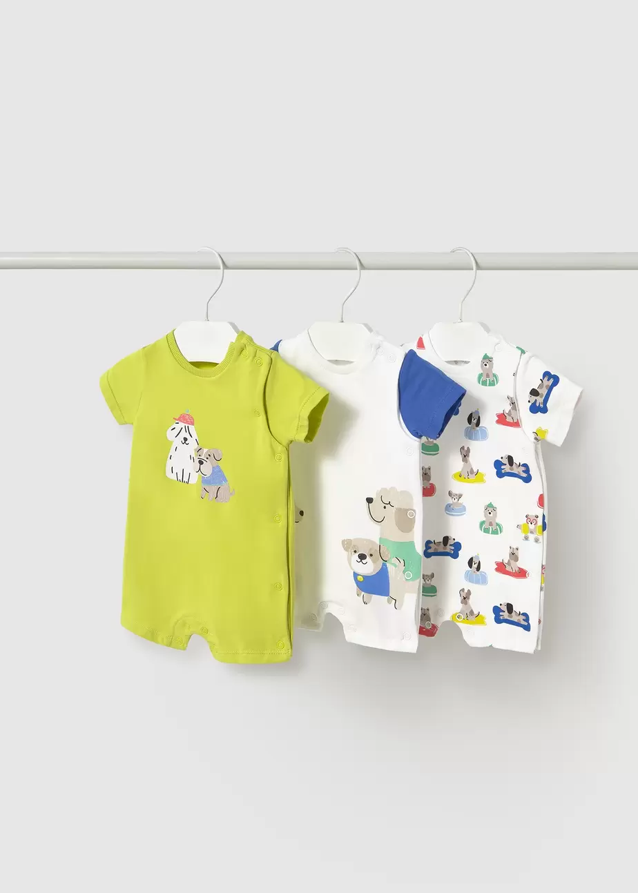 Oferta de Set 3 peleles cortos recién nacido por 37,99€ en Mayoral