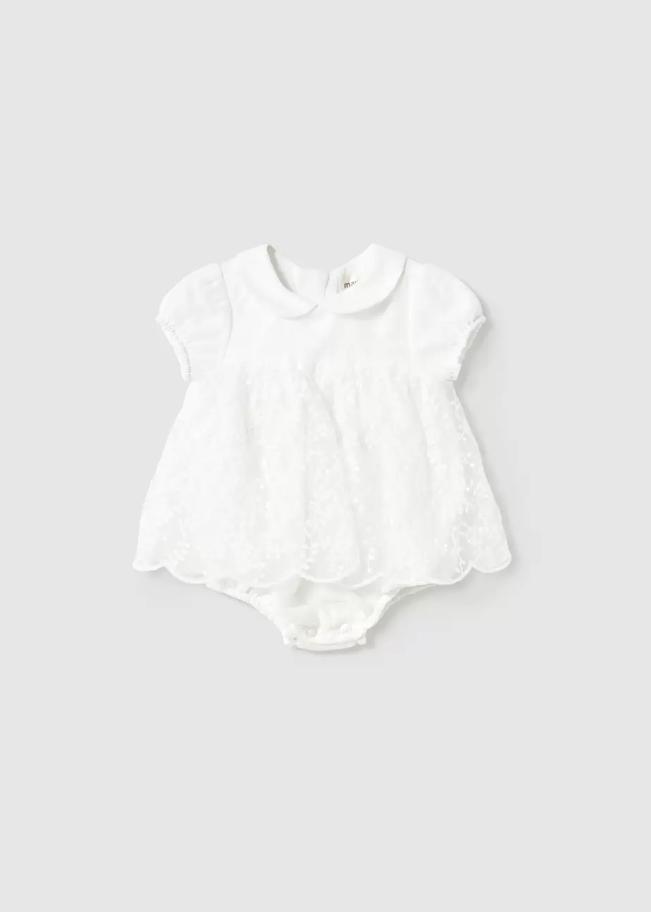 Oferta de Pelele ceremonia recién nacida por 32,99€ en Mayoral