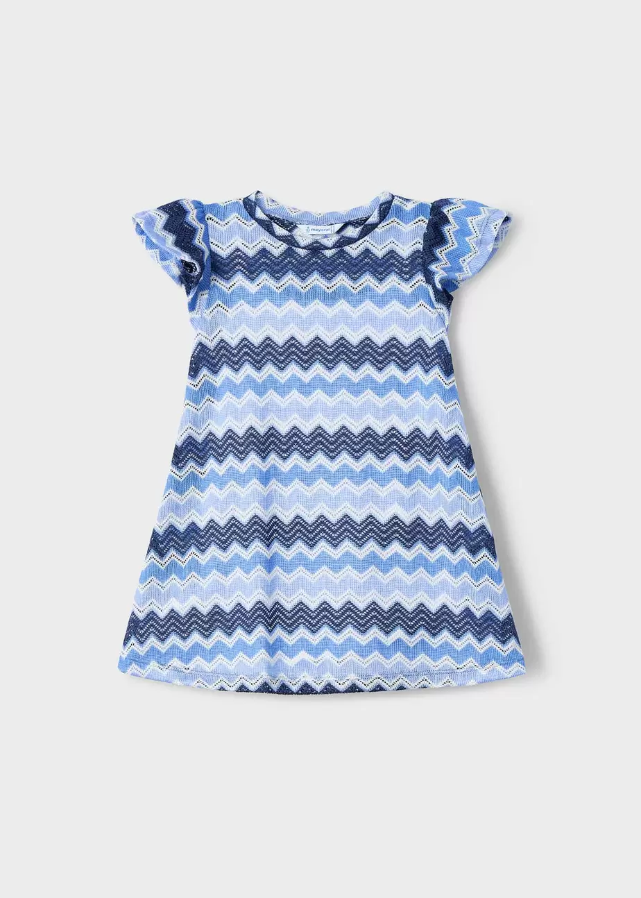 Oferta de Vestido zigzag niña por 32,99€ en Mayoral
