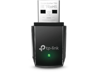 Oferta de Adaptador Wi-Fi USB - TP-Link Archer T3U AC1300, Doble Banda, 1300Mbps, MU-MIMO, USB 3.0, Negro por 17,9€ en MediaMarkt