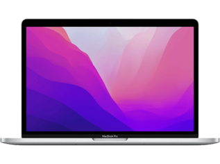 Oferta de Apple MacBook Pro (2022), 13,3" Pantalla Retina, Chip M2 de Apple, 8 GB, 256 GB, macOS Monterey, Cámara FaceTime HD a 720p, Plata por 859€ en MediaMarkt