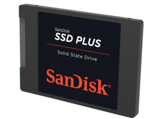 Oferta de Disco duro SSD interno de 480 GB - Sandisk SSD PLUS, hasta 535 MB/s por 34,7€ en MediaMarkt