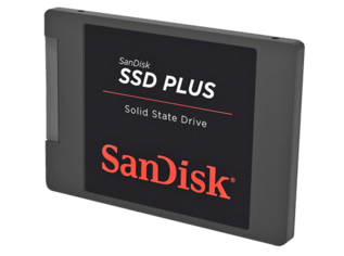 Oferta de Disco duro SSD de 240 GB - Sandisk SSD PLUS, hasta 530 MB/s, USB 3.0 por 23,96€ en MediaMarkt