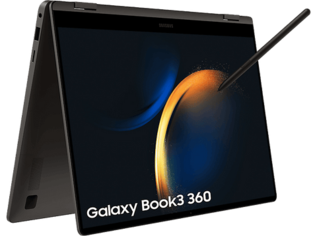 Oferta de Convertible 2 en 1 - Samsung Galaxy Book3 360, 13.3" WQXGA+, Intel® Evo™ Core™ i5-1340P, 16GB RAM, 512GB, W11H, Teclado QWERTY español, Graphito por 849€ en MediaMarkt