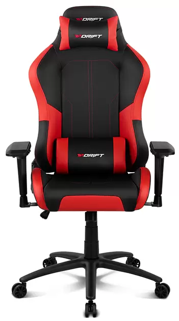 Oferta de Silla gaming - Drift DR250, Reposabrazos 4D, Cojín cervical y lumbar, Reclinable, Giratorio por 217,55€ en MediaMarkt