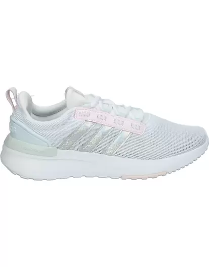 Oferta de Zapatillas blancas Adidas Racer TR21 por 39,95€ en Megacalzado