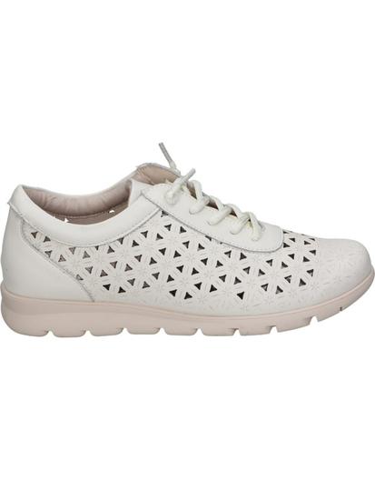 Oferta de Zapatos casual de mujer CALZAZUL-FLEX 401 color blanco por 52,15€ en Megacalzado