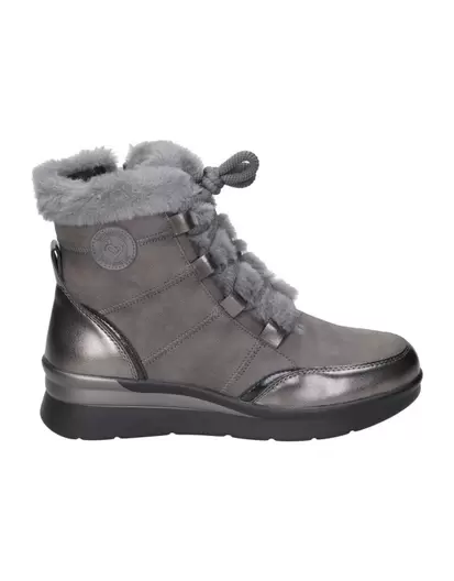 Oferta de AMARPIES gris amd27091 zapatos para mujer por 49,95€ en Megacalzado