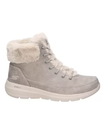 Oferta de Botín impermeable Skechers On-the-GO Glacial Ultra taupe por 71,95€ en Megacalzado