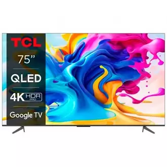 Oferta de TV QLED 75" 4K TCL 75C649 GOOGLE TV por 839€ en MegaHogar