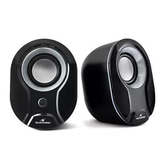 Oferta de ALTAVOZ PC BASICO STEREO BLUESTORK SP100 por 9,99€ en MegaHogar