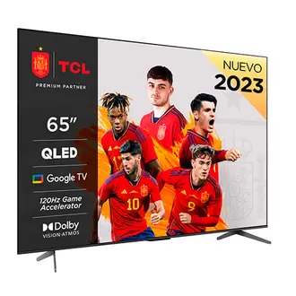 Oferta de TV QLED 65" 4K TCL 65C649 GOOGLE TV por 569€ en MegaHogar