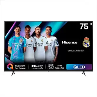 Oferta de TV QLED 75" QDC HISENSE 75E7NQ SMARTV por 749€ en MegaHogar