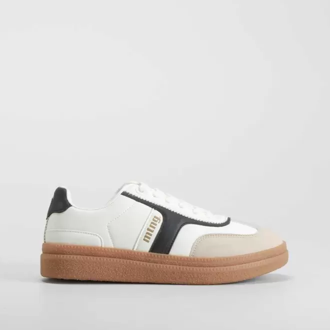 Oferta de Zapatilla urbana flatform blanca MUSTANG por 45,99€ en Merkal