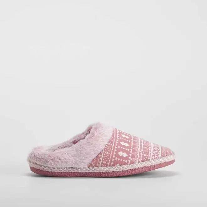 Oferta de Zapatilla casa abierta rosa OLYNE por 9,99€ en Merkal