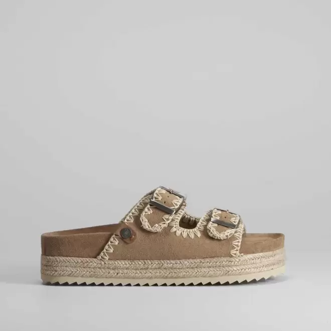 Oferta de Sandalia bio plataforma esparto REFRESH por 39,99€ en Merkal